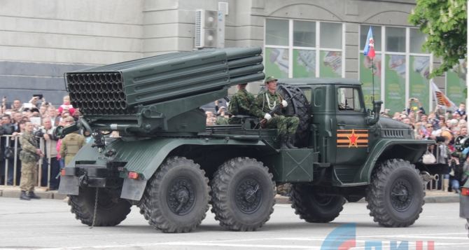 В Луганске на параде 9 мая будет использована военная техника