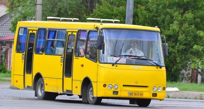 Маршруты движения общественного транспорта в Луганске 8 мая