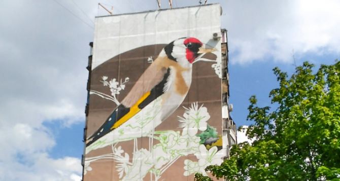 Харьковские дома украсят огромными рисунками птиц
