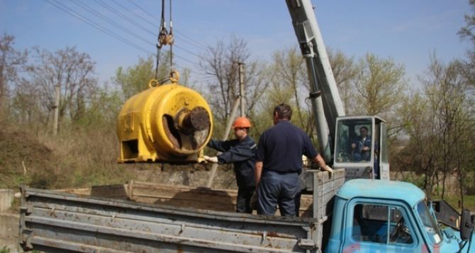 Работы по строительству водонасосной станции  в Луганске выполнены на треть