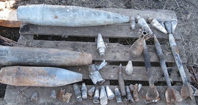 В Луганской области на выходных обнаружили 147 боеприпасов