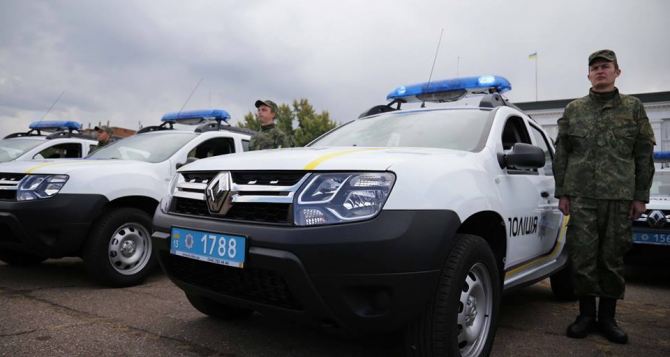 Полиция Луганской области получила 34 новых автомобиля (фото)