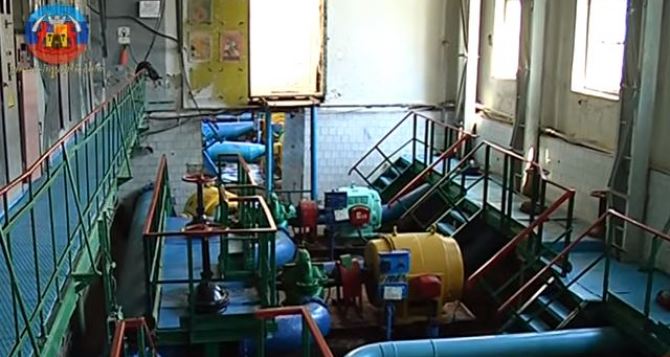 В Луганске ремонтируют водонасосную станцию №4 (видео)