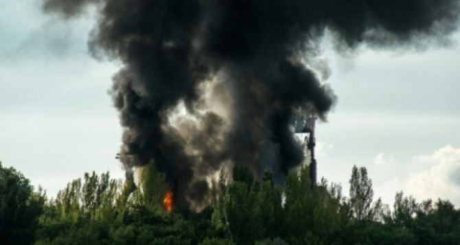На шахте в Донецке произошел пожар