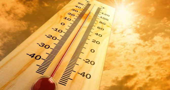 В Луганск пришла жара: температура воздуха поднимется до +40ºС