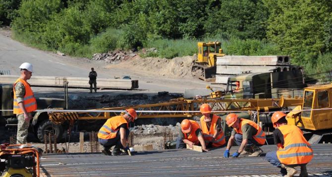 В Луганской области идет капремонт трех мостов