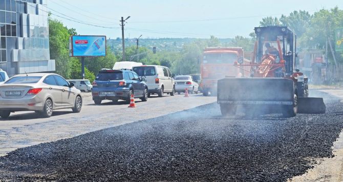 В 2018 году в Луганске отремонтируют 85 тысяч квадратных метров дорог