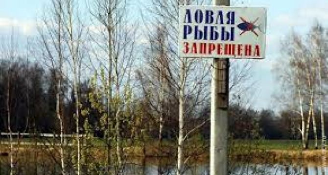 Лов рыбы и раков в луганских водоемах запрещен с 1 апреля