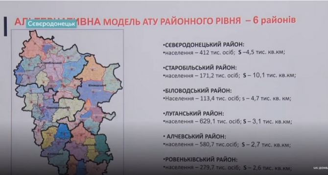 В Северодонецке опять вернулись к идее создать Луганский и Алчевский районы
