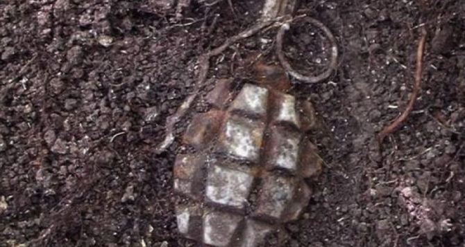 В Северодонецке просто на улице обнаружили гранату