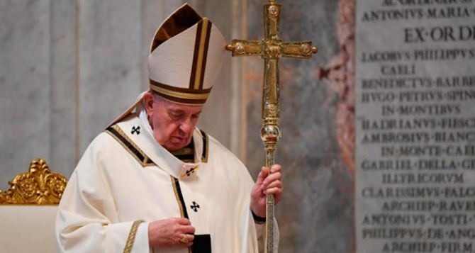 Папа Римский пожелал, чтобы страдания людей на востоке Украины прекратились навсегда