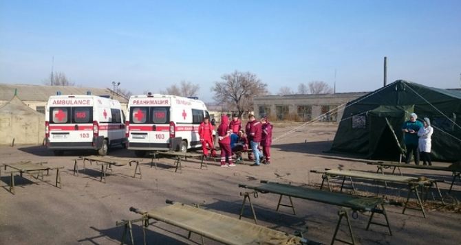 В Луганске и регионе развертывают мобильные госпитали