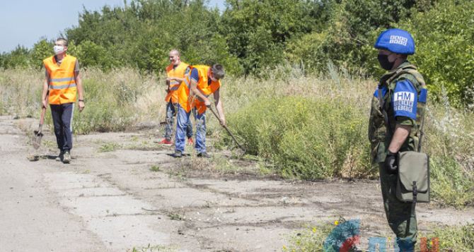 Со стороны Луганска начались работы по оборудованию КПВВ у Счастья и Золотого