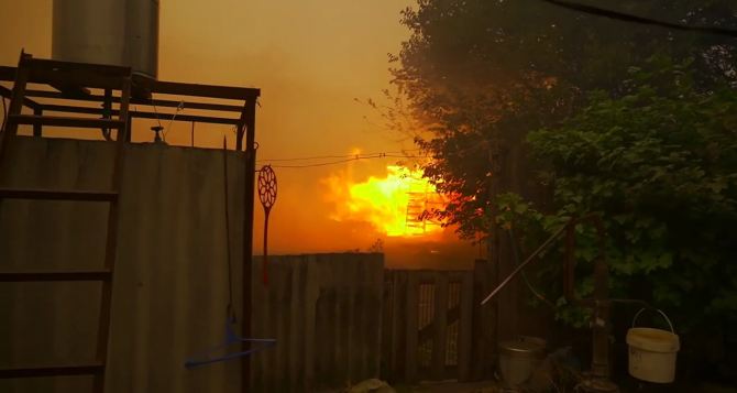 В Луганской области 8 основных секторов возгорания. КАРТА ВОЗГОРАНИЙ