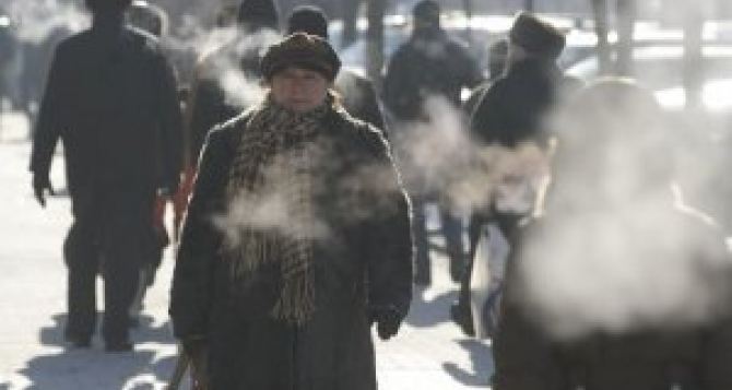 В Луганск идут Крещенские морозы: завтра к вечеру — до минус 20 градусов
