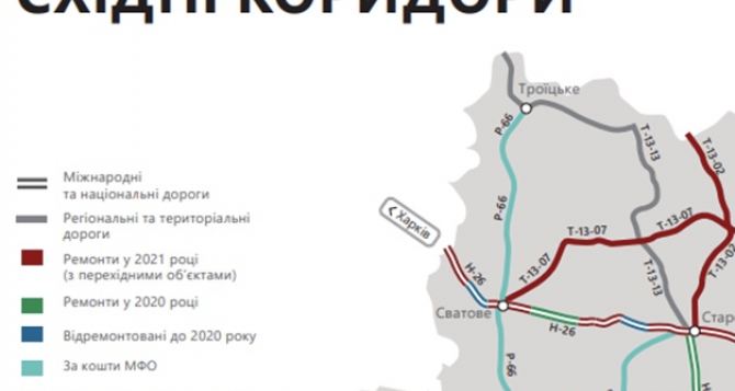 Какие дороги отремонтируют в Луганской и Донецкой областях в 2021 году (Карта)
