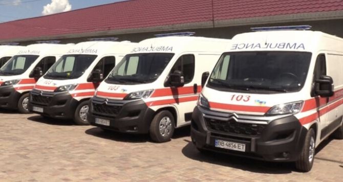 Луганская область получила 24 новых скорых