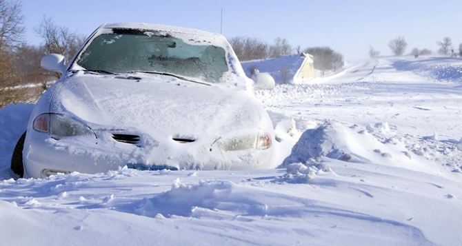 На Луганщине ожидается 20 градусов мороза: водителей предупреждают об опасности на дорогах