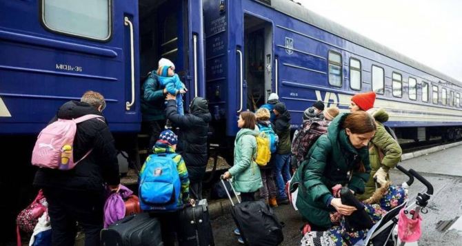 Эвакуационные поезда из Донбасса на сегодня