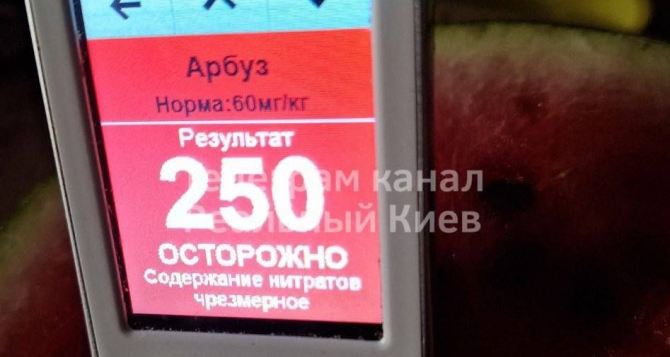 В Одесской области и в Киеве лучше отказаться от покупки арбузов и дынь. Активисты предупреждают