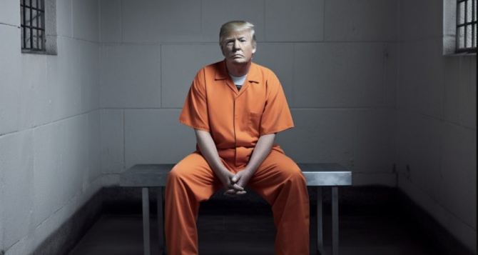 Дональд Трамп был арестован и помещен в тюрьму