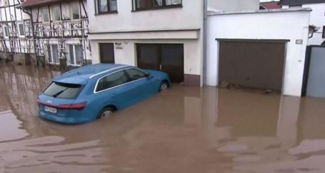 Последствия рождественского наводнения в Германии