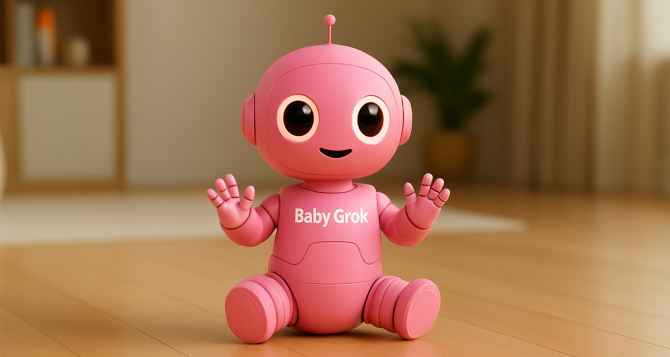 Батьки ховайте своїх дітей Ілон Маск анонсував Baby Grok для малюків