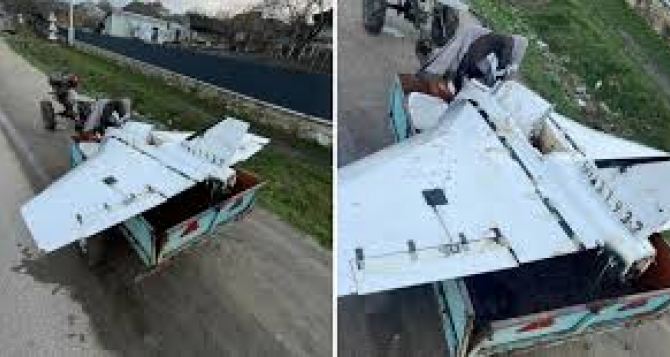 В хозяйстве все пригодится У наших соседей дрон разобрали на нужные запчасти