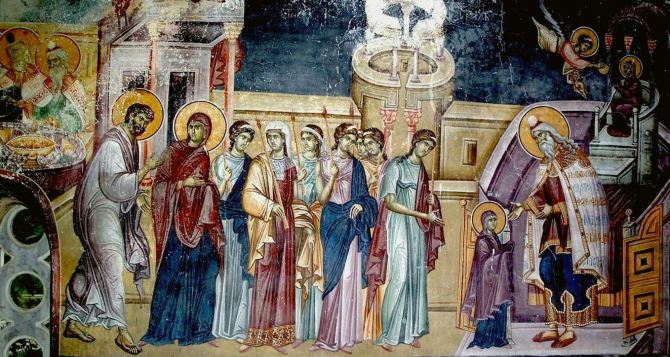 Сегодня великий праздник у православных Церковный и народный календарь вторят Введенье пришло зиму привело