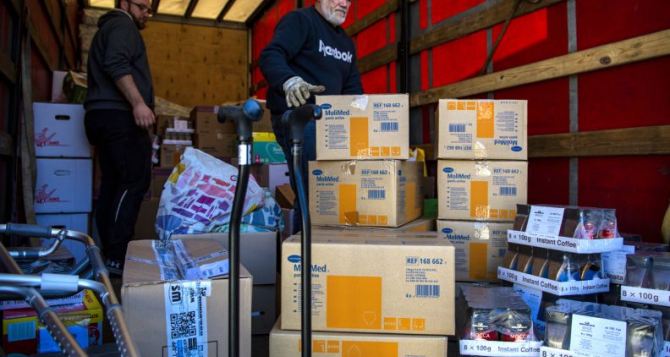 Граждане Германии продолжают заботиться о пострадавших жителях Украины и отправили очередной гуманитарный груз