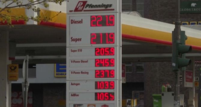 Цена на дизель в Германии достигла исторического максимума