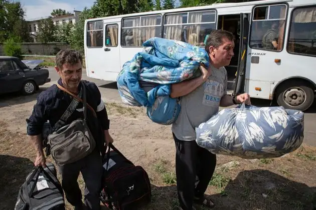 В Волчанске и прилегающих населенных пунктах Харьковщины происходит эвакуация населения. 