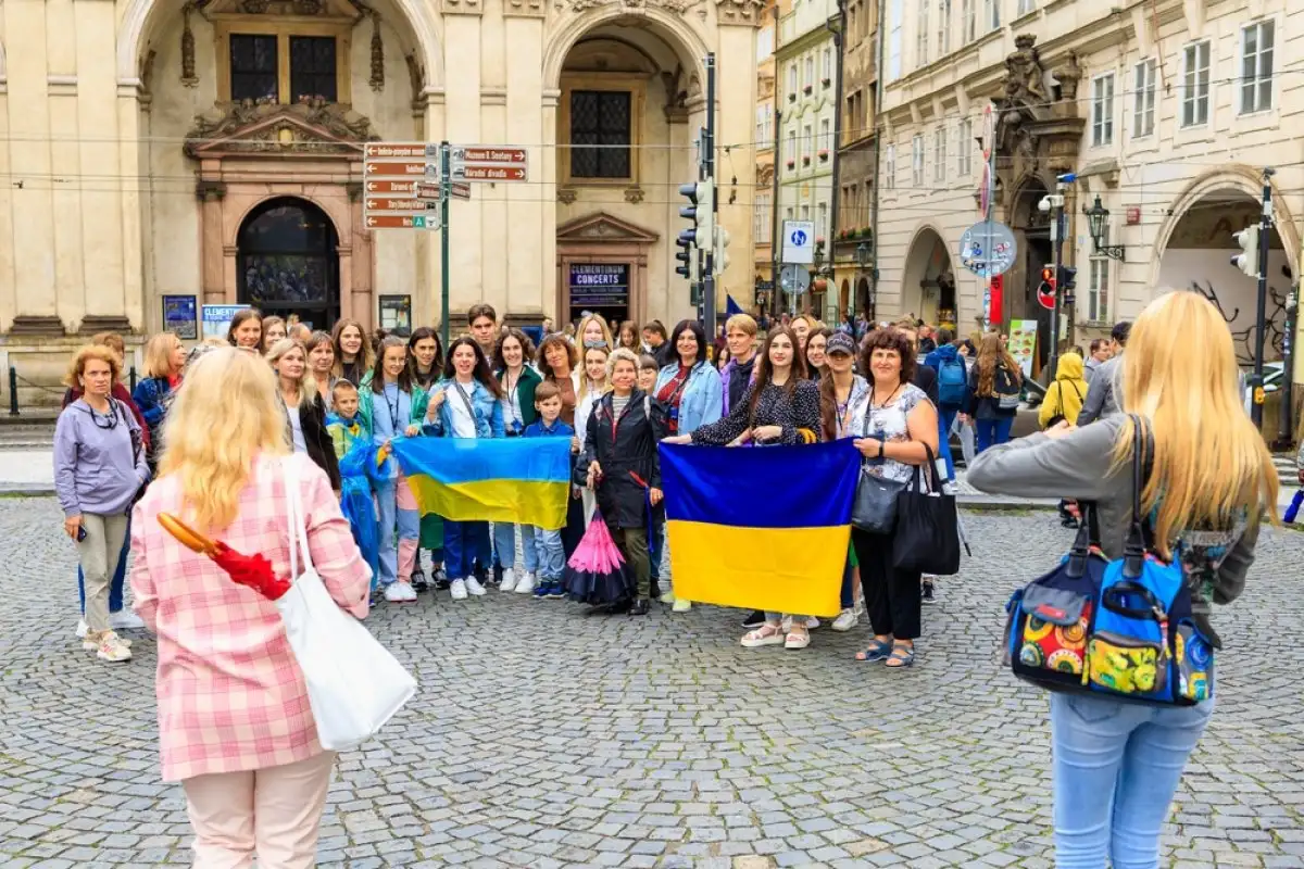 город инвестировал сотни миллионов чешских крон в поддержку украинцев в Праге