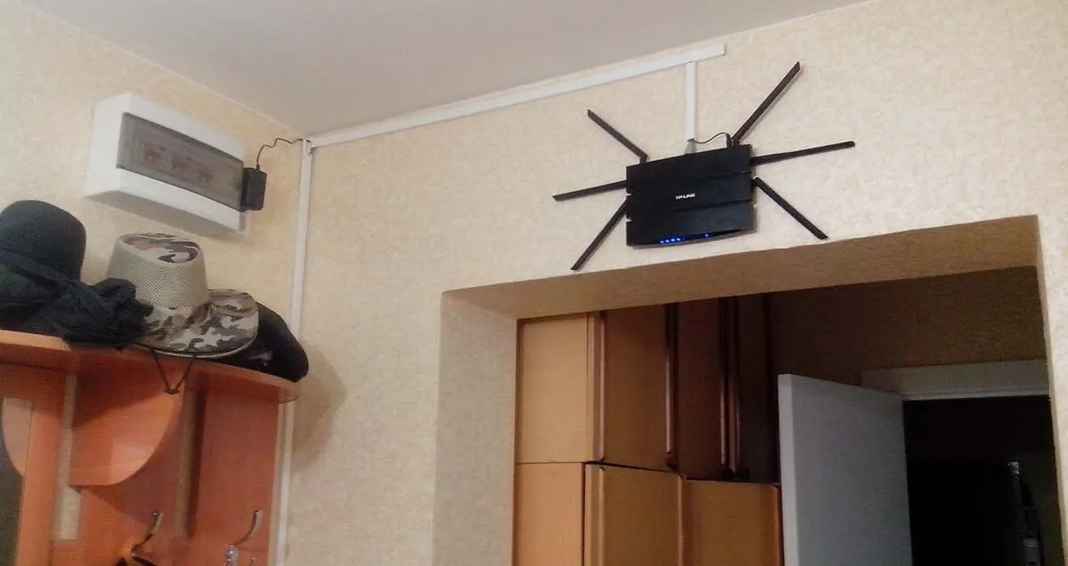 Устанавливайте ваш wi-fi роутер повыше