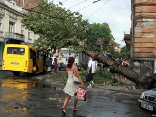 В Луганске все еще ликвидируют последствия воскресной стихии