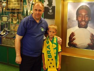 Юный луганчанин в свой день рождения побывал в музее Пеле