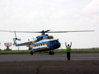 С июля по октябрь леса Луганщины будет патрулировать вертолет Ми-8 