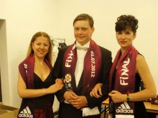 Ровенчанка пела гимн на закрытии Евро-2012