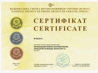 Участники конкурса «Фотостарт-3» получат медали Национального союза фотохудожников Украины