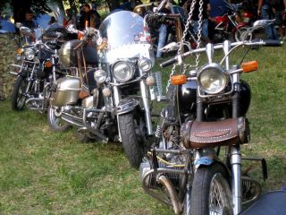 На Луганщине день Ивана Купала отметили байкерским хороводом 