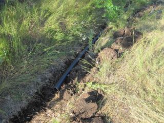 Пограничники обнаружили трубопровод, проложенный между Луганской и Ростовской областями
