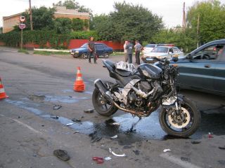 На Луганщине в ДТП пострадал мотоциклист