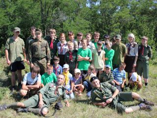 На Луганщине организовали скаутский учебный лагерь
