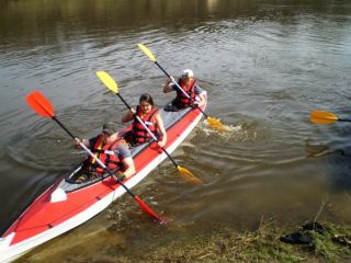 Луганчане сплавлялись на байдарках по Северскому Донцу
