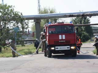На Лисичанском НПЗ провели тактикоспециальные учения