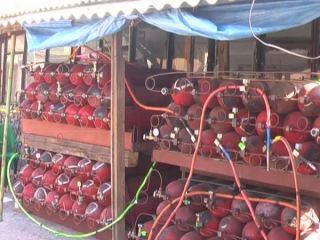 В Северодонецке бизнесмен открыл газовую заправку у себя во дворе