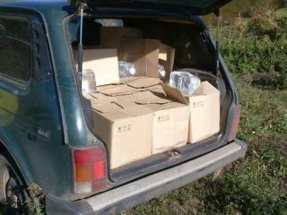 Россиянин пытался перевезти через луганскую границу полтонны спирта