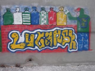 Луганск превратился в Разноцветный город фото