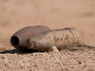 На Луганщине нашли артиллерийский снаряд