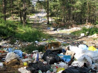 Район цыганского яра в Луганске забросали мусором видео